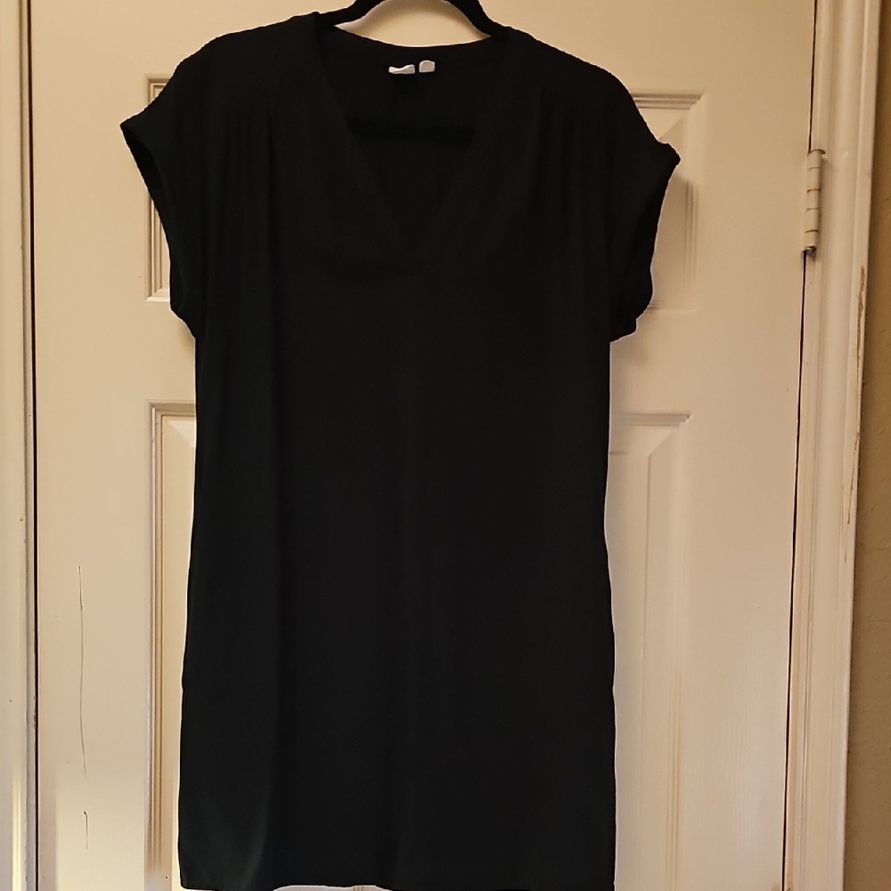 GAP Black V-Neck Short Sleeve Tunic